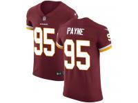 Nike Daron Payne Elite Burgundy Red Home Men's Jersey - NFL Washington Redskins #95 Vapor Untouchable