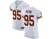 Nike Daron Payne Elite White Road Men's Jersey - NFL Washington Redskins #95 Vapor Untouchable