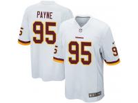 Nike Daron Payne Game White Road Men's Jersey - NFL Washington Redskins #95