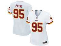 Nike Daron Payne Game White Road Women's Jersey - NFL Washington Redskins #95