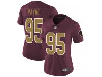 Nike Daron Payne Limited Burgundy Red Alternate Women's Jersey - NFL Washington Redskins #95 Vapor Untouchable 80th Anniversary