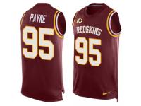 Nike Daron Payne Red Men's Jersey - NFL Washington Redskins #95 Player Name & Number Tank Top