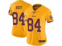 Nike Darvin Kidsy Washington Redskins Women's Limited Gold Color Rush Jersey