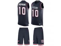 Nike DeAndre Hopkins Navy Blue Men's Jersey - NFL Houston Texans #10 Tank Top Suit