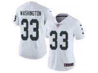 Nike DeAndre Washington Limited White Road Women's Jersey - NFL Oakland Raiders #33 Vapor Untouchable