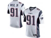 Nike Deatrich Wise Jr Game White Road Youth Jersey - NFL New England Patriots #91