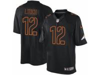 Nike Denver Broncos 12 Paxton Lynch Black Men's Stitched NFL Impact Limited Jersey