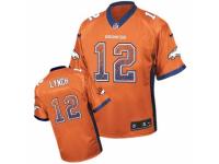 Nike Denver Broncos #12 Paxton Lynch Orange Team Color Men's Stitched NFL Elite Drift Fashion Jersey