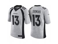 Nike Denver Broncos #13 Trevor Siemian 2016 Gridiron Gray II Men's NFL Limited Jersey