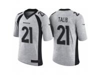 Nike Denver Broncos #21 Aqib Talib 2016 Gridiron Gray II Men's NFL Limited Jersey