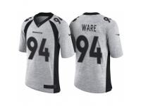 Nike Denver Broncos #94 DeMarcus Ware 2016 Gridiron Gray II Men's NFL Limited Jersey