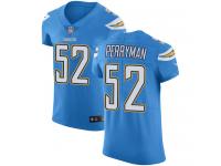 Nike Denzel Perryman Elite Electric Blue Alternate Men's Jersey - NFL Los Angeles Chargers #52 Vapor Untouchable
