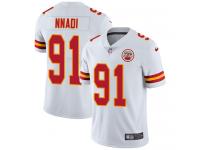 Nike Derrick Nnadi Limited White Road Men's Jersey - NFL Kansas City Chiefs #91 Vapor Untouchable