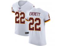 Nike Deshazor Everett Elite White Road Men's Jersey - NFL Washington Redskins #22 Vapor Untouchable