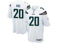 Nike Desmond King Game White Road Men's Jersey - NFL Los Angeles Chargers #20