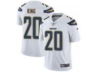 Nike Desmond King Limited White Road Men's Jersey - NFL Los Angeles Chargers #20 Vapor Untouchable
