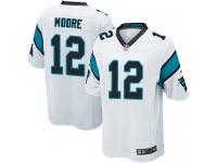 Nike DJ Moore Game White Road Youth Jersey - NFL Carolina Panthers #12