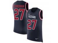 Nike D'Onta Foreman Navy Blue Men's Jersey - NFL Houston Texans #27 Rush Player Name & Number Tank Top