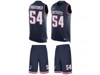 Nike Dont'a Hightower Navy Blue Men's Jer44sey - NFL New England Patriots #54 Tank Top Suit