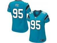Nike Dontari Poe Game Blue Alternate Women's Jersey - NFL Carolina Panthers #95