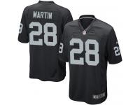 Nike Doug Martin Game Black Home Men's Jersey - NFL Oakland Raiders #28