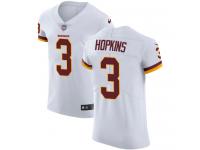 Nike Dustin Hopkins Elite White Road Men's Jersey - NFL Washington Redskins #3 Vapor Untouchable