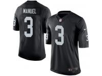 Nike E. J. Manuel Limited Black Home Men's Jersey - NFL Oakland Raiders #3