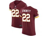 Nike Elite Deshazor Everett Burgundy Red Men's Jersey - Washington Redskins #22 NFL Vapor Untouchable Home