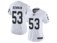 Nike Elite NaVorro Bowman White Women's Jersey - Oakland Raiders #53 NFL Vapor Untouchable Road