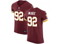 Nike Elite Stacy McGee Burgundy Red Men's Jersey - Washington Redskins #92 NFL Vapor Untouchable Home