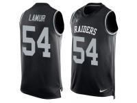 Nike Emmanuel Lamur Black Men's Jersey - NFL Oakland Raiders #54 Player Name & Number Tank Top