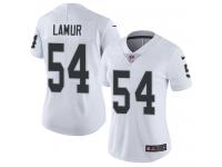 Nike Emmanuel Lamur Limited White Road Women's Jersey - NFL Oakland Raiders #54 Vapor Untouchable