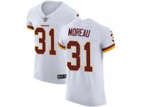 Nike Fabian Moreau Elite White Road Men's Jersey - NFL Washington Redskins #31 Vapor Untouchable