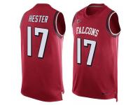 Nike Falcons #17 Devin Hester Red Team Color Men Stitched NFL Tank Top