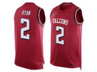 Nike Falcons #2 Matt Ryan Red Team Color Men Stitched NFL Tank Top