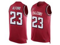 Nike Falcons #23 Robert Alford Red Team Color Men Stitched NFL Tank Top