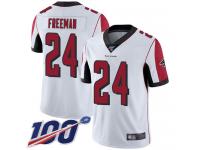 Nike Falcons #24 Devonta Freeman White Men's Stitched NFL 100th Season Vapor Limited Jersey