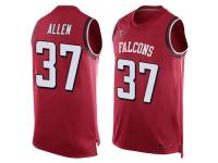 Nike Falcons #37 Ricardo Allen Red Team Color Men Stitched NFL Tank Top