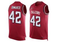 Nike Falcons #42 Patrick DiMarco Red Team Color Men Stitched NFL Tank Top