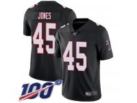 Nike Falcons #45 Deion Jones Black Alternate Men's Stitched NFL 100th Season Vapor Limited Jersey