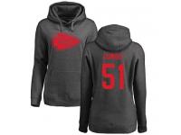 Nike Frank Zombo Ash One Color Women's - NFL Kansas City Chiefs #51 Pullover Hoodie