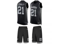 Nike Gareon Conley Black Men's Jersey - NFL Oakland Raiders #22 Tank Top Suit