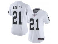 Nike Gareon Conley Limited White Road Women's Jersey - NFL Oakland Raiders #22 Vapor Untouchable