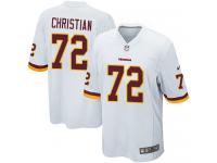 Nike Geron Christian Game White Road Men's Jersey - NFL Washington Redskins #72