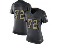 Nike Geron Christian Limited Black Women's Jersey - NFL Washington Redskins #72 2016 Salute to Service