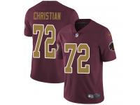 Nike Geron Christian Limited Burgundy Red Alternate Men's Jersey - NFL Washington Redskins #72 Vapor Untouchable 80th Anniversary