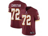 Nike Geron Christian Limited Burgundy Red Home Men's Jersey - NFL Washington Redskins #72 Vapor Untouchable