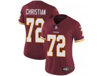 Nike Geron Christian Limited Burgundy Red Home Women's Jersey - NFL Washington Redskins #72 Vapor Untouchable