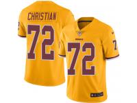 Nike Geron Christian Limited Gold Youth Jersey - NFL Washington Redskins #72 Rush Vapor Untouchable