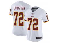 Nike Geron Christian Limited White Road Women's Jersey - NFL Washington Redskins #72 Vapor Untouchable